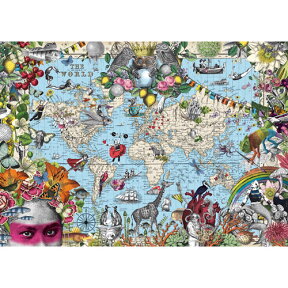 HEYE Puzzle・ヘイパズル 29913 PABUKU : Quirky World 2000ピース 68.2×98 cm