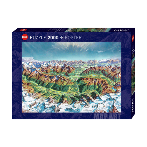 乐天商城 - HEYE Puzzle・ヘイパズル 30069 H.C. Berann : Alpine Mountain World 1000ピース