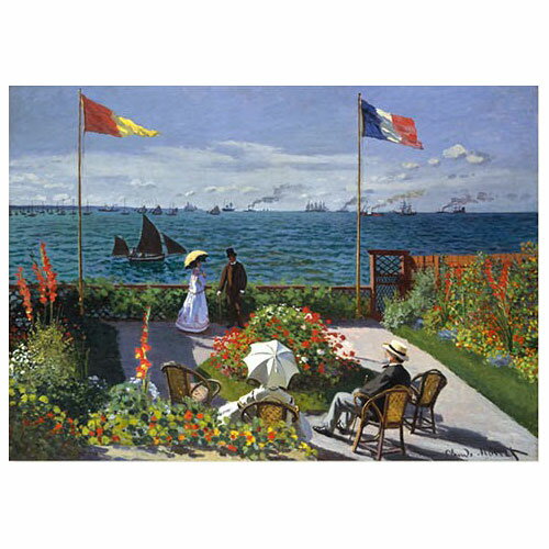 D-Toys・ディートイズパズル 67548-CM07 Claude Monet : Garden at Sainte-Adresse 1000ピース 47×68cm