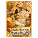 D-Toys ディートイズパズル 67555-VP05 Vintage Posters : Biscuits Champagne Lef vre-Utile 1000ピース 47×68cm