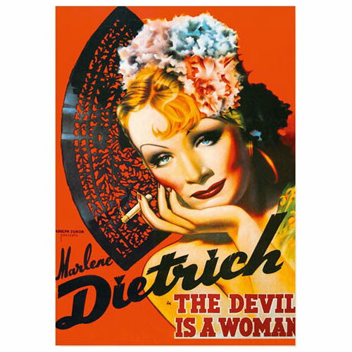 D-Toys ディートイズパズル 67555-VP10 Vintage Posters : Marlene Dietrich The Devil is a Woman 1000ピース 47×68cm