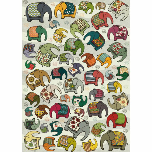 D-Toys・ディートイズパズル 75437 Pattern : Elephants 1000ピース 47×68cm