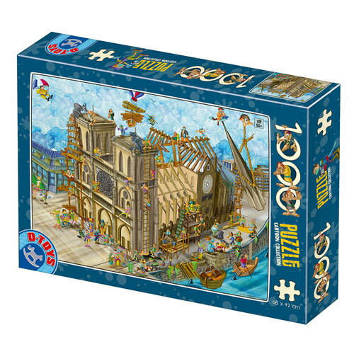 D-Toys・ディートイズパズル 61218-CC15 Cartoon Collection : Notre Dame 1000ピース 47×68cm