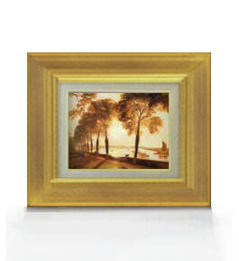 【油絵直筆 絵画】ターナー モートレイクテラス F0サイズ 額入り 【額入り】 絵画 販売 油彩 風景画 316×271mm 複製画 送料無料 プレゼント ギフ...