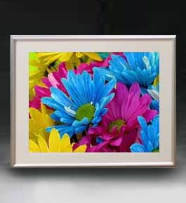 【油絵 直筆仕上げ】Flowers フラワーズ ♯018 アートフレーム サイズ 額入りM 【油彩 布キャンバス 国..