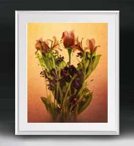 【油絵 直筆仕上げ】Flowers フラワーズ ♯058 アートフレーム サイズ 額入りL 【油彩 布キャンバス 国..