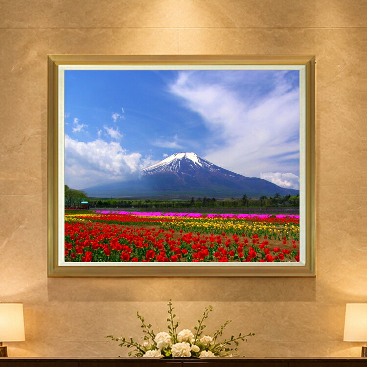 楽天市場】富士山（油彩画｜絵画）：アート・美術品・骨董品・民芸品