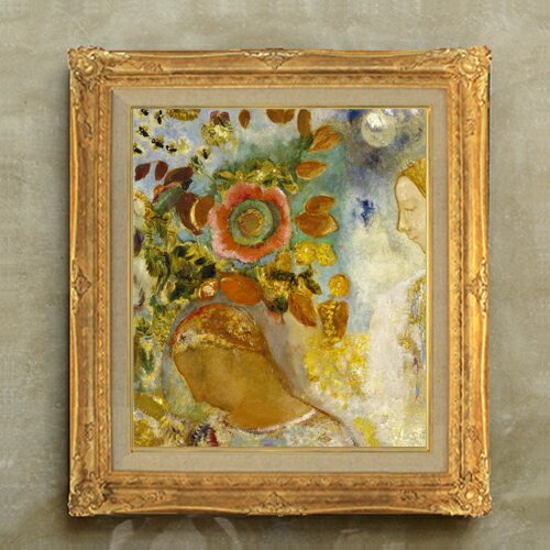 ������ ľɮ�ž夲�ۥ�ɥ� Two Young Girls among Flowers F10 �ڳ������ ���� ���� 10�� ���� ��ݲ� 671��597mm...