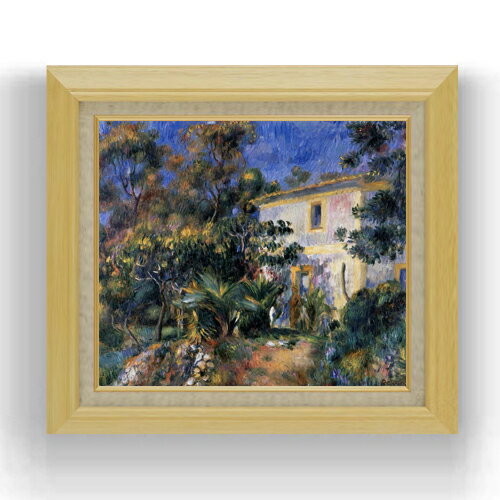 乐天商城 - 【油絵 直筆仕上げ】ルノワール アルジェの風景 F10 【額入り】 絵画 販売 10号 油彩 風景画 675×601mm 複製画 送料無料 プレゼント ギフト 開店祝い 開業祝い 退職祝い 新築祝い リビング 玄関 モダン アートフレーム 壁掛け