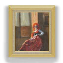 【油絵 直筆仕上げ】カルネイロ Young Lady from Minho F10 【額入り】 絵画 販売 10号 油彩 人物画 675×601mm 複製画 送料無料 プレゼント ギフト 開店祝い 開業祝い 退職祝い 新築祝い リビング 玄関 モダン アートフレーム 壁掛け