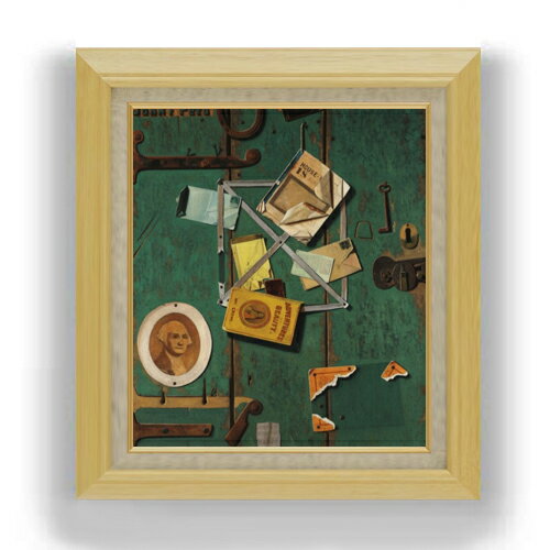 【油絵 直筆仕上げ】ジョン・F・ペト A Closet Door F10 【額入り】 絵画 販売 10号 油彩 抽象画 675×6..