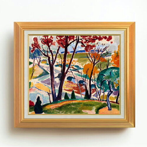 セーイェン Landscape, Bridge, Huntingdon Valley F10  絵画 販売 10号 油彩 抽象画 677×603mm 複製画 送料無料 プレゼント ギフト 開店祝い 開業祝い 退職祝い 新築祝い リビング 玄関 モダン アートフレーム 壁掛け