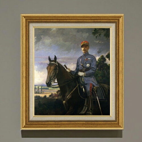 其它 - 【油絵 直筆仕上げ】ターベル Marshal Ferdinand Foch F10 【アップグレード額】 絵画 販売 10号 油彩 風景画 681×607mm 複製画 送料無料 プレゼント ギフト 開店祝い 開業祝い 退職祝い 新築祝い リビング 玄関 モダン アートフレーム 壁掛け