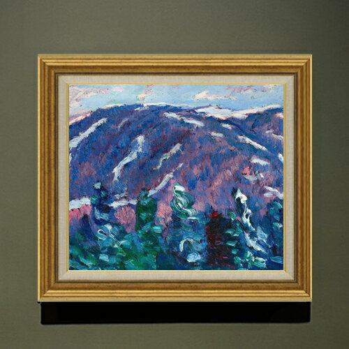 樂天商城 - 【油絵 直筆仕上げ】ハートリー 冬の歌、第3番 F10 【アップグレード額】 絵画 販売 10号 油彩 抽象画 681×607mm 複製画 送料無料 プレゼント ギフト 開店祝い 開業祝い 退職祝い 新築祝い リビング 玄関 モダン アートフレーム 壁掛け