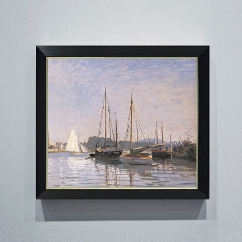 絵自体（キャンバス）の大きさ　530×455mm 表面アクリル透明保護板　額縁吊り紐　付属 ※一部在庫商品は早期出荷可能の場合がございます。 お急ぎに際は別途Eメールにてお問い合わせください。 お問い合わせメールアドレス 　shopmaster@artrest.jp 【留意事項】 ※注文個数によりお届け日が変わることがあります。 ※直筆仕上げ商品のため色彩が若干異なる場合がございますので 予めご了承くださいませ。 絵画 販売 インテリア 油絵 油彩 壁掛け 複製画 風景画 ゴッホ モネ ルノワール その他 静物画 肖像画 アート プレゼント 開業祝い 退職祝い 新築祝い 玄関 リビングアート 風水 縁起 フレーム 贈り物クロード・モネ 遊覧船