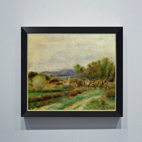 絵自体（キャンバス）の大きさ　530×455mm 表面アクリル透明保護板　額縁吊り紐　付属 ※一部在庫商品は早期出荷可能の場合がございます。 お急ぎに際は別途Eメールにてお問い合わせください。 お問い合わせメールアドレス 　shopmaster@artrest.jp 【留意事項】 ※注文個数によりお届け日が変わることがあります。 ※直筆仕上げ商品のため色彩が若干異なる場合がございますので 予めご了承くださいませ。 絵画 販売 インテリア 油絵 油彩 壁掛け 複製画 風景画 ゴッホ モネ ルノワール その他 静物画 肖像画 アート プレゼント 開業祝い 退職祝い 新築祝い 玄関 リビングアート 風水 縁起 フレーム 贈り物ルノワール View of