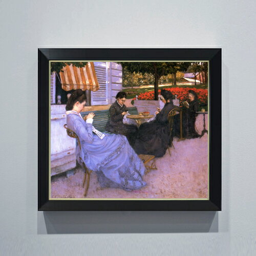 【油絵 直筆仕上げ】カイユボット 郊外の風景 F10 【シンプルフレーム】 絵画 販売 10号 油彩 風景画 5..