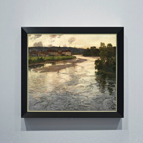 絵自体（キャンバス）の大きさ　530×455mm 表面アクリル透明保護板　額縁吊り紐　付属 ※一部在庫商品は早期出荷可能の場合がございます。 お急ぎに際は別途Eメールにてお問い合わせください。 お問い合わせメールアドレス 　shopmaster@artrest.jp 【留意事項】 ※注文個数によりお届け日が変わることがあります。 ※直筆仕上げ商品のため色彩が若干異なる場合がございますので 予めご了承くださいませ。 絵画 販売 インテリア 油絵 油彩 壁掛け 複製画 風景画 ゴッホ モネ ルノワール その他 静物画 肖像画 アート プレゼント 開業祝い 退職祝い 新築祝い 玄関 リビングアート 風水 縁起 フレーム 贈り物フリット・タヴロー ドルドーニュ川