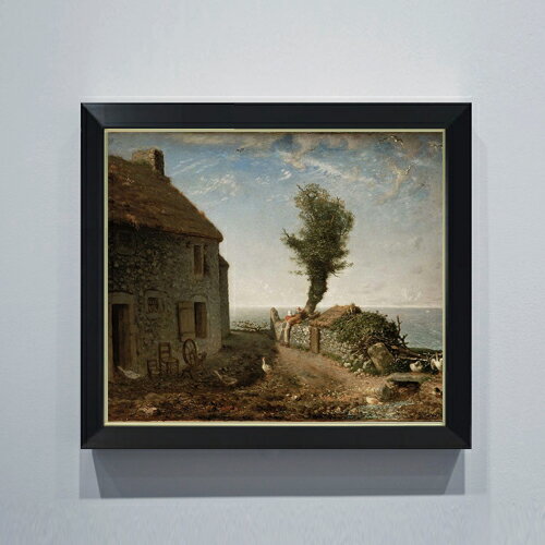 絵自体（キャンバス）の大きさ　530×455mm 表面アクリル透明保護板　額縁吊り紐　付属 ※一部在庫商品は早期出荷可能の場合がございます。 お急ぎに際は別途Eメールにてお問い合わせください。 お問い合わせメールアドレス 　shopmaster@artrest.jp 【留意事項】 ※注文個数によりお届け日が変わることがあります。 ※直筆仕上げ商品のため色彩が若干異なる場合がございますので 予めご了承くださいませ。 絵画 販売 インテリア 油絵 油彩 壁掛け 複製画 風景画 ゴッホ モネ ルノワール その他 静物画 肖像画 アート プレゼント 開業祝い 退職祝い 新築祝い 玄関 リビングアート 風水 縁起 フレーム 贈り物ミレー グリュシーの村はずれ