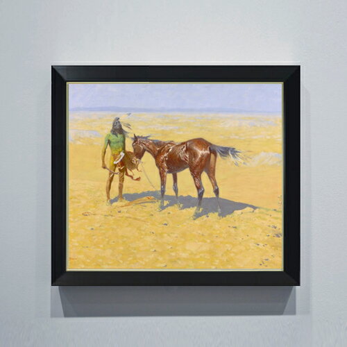 絵自体（キャンバス）の大きさ　530×455mm 表面アクリル透明保護板　額縁吊り紐　付属 ※一部在庫商品は早期出荷可能の場合がございます。 お急ぎに際は別途Eメールにてお問い合わせください。 お問い合わせメールアドレス 　shopmaster@artrest.jp 【留意事項】 ※注文個数によりお届け日が変わることがあります。 ※直筆仕上げ商品のため色彩が若干異なる場合がございますので 予めご了承くださいませ。 絵画 販売 インテリア 油絵 油彩 壁掛け 複製画 風景画 ゴッホ モネ ルノワール その他 静物画 肖像画 アート プレゼント 開業祝い 退職祝い 新築祝い 玄関 リビングアート 風水 縁起 フレーム 贈り物レミントン Ridden