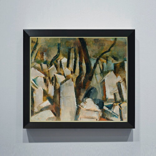 【油絵 直筆仕上げ】ヴァルデック プラハのユダヤ教会 F10 【シンプルフレーム】 絵画 販売 10号 油彩 風景画 560×485mm 複製画 送料無料 プレゼント ギフト 開店祝い 開業祝い 退職祝い 新築祝い リビング 玄関 モダン アートフレーム 壁掛け