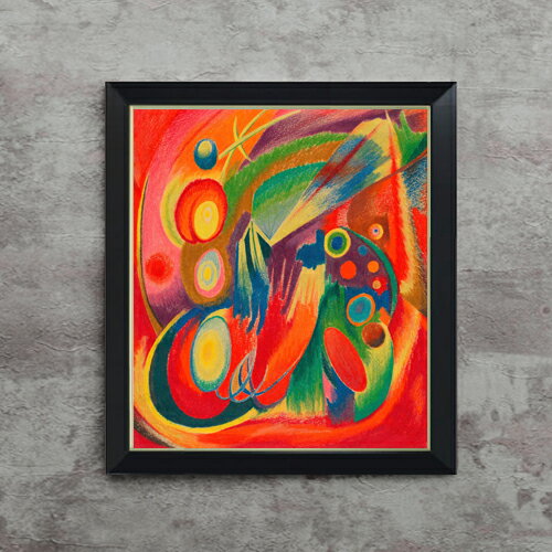 【油絵 直筆仕上げ】ウィーナー フィーバー F10 【シンプルフレーム】 絵画 販売 10号 油彩 抽象画 560..