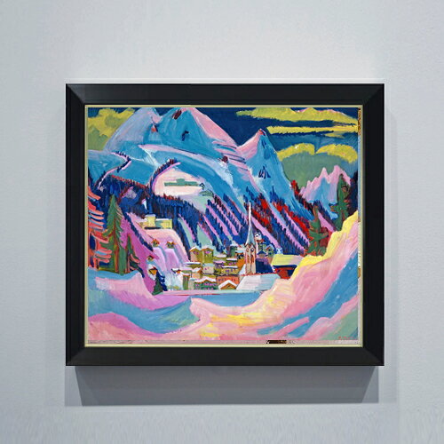 絵自体（キャンバス）の大きさ　530×455mm 表面アクリル透明保護板　額縁吊り紐　付属 ※一部在庫商品は早期出荷可能の場合がございます。 お急ぎに際は別途Eメールにてお問い合わせください。 お問い合わせメールアドレス 　shopmaster@artrest.jp 【留意事項】 ※注文個数によりお届け日が変わることがあります。 ※直筆仕上げ商品のため色彩が若干異なる場合がございますので 予めご了承くださいませ。 絵画 販売 インテリア 油絵 油彩 壁掛け 複製画 風景画 ゴッホ モネ ルノワール その他 静物画 肖像画 アート プレゼント 開業祝い 退職祝い 新築祝い 玄関 リビングアート 風水 縁起 フレーム 贈り物キルヒナー 冬のダボス。雪のダボス