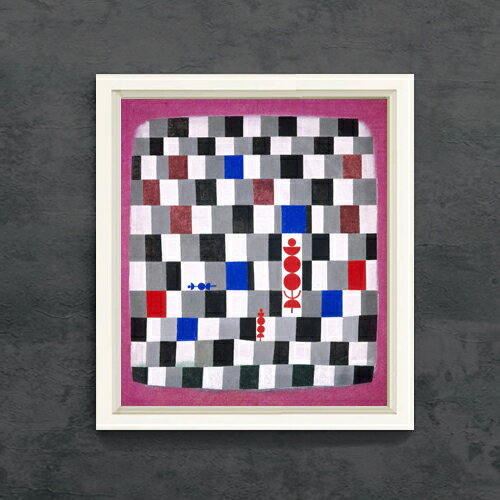 絵自体（キャンバス）の大きさ　530×455mm 表面アクリル透明保護板　額縁吊り紐　付属 ※一部在庫商品は早期出荷可能の場合がございます。 お急ぎに際は別途Eメールにてお問い合わせください。 お問い合わせメールアドレス 　shopmaster@artrest.jp 【留意事項】 ※注文個数によりお届け日が変わることがあります。 ※直筆仕上げ商品のため色彩が若干異なる場合がございますので 予めご了承くださいませ。 絵画 販売 インテリア 油絵 油彩 壁掛け 複製画 風景画 ゴッホ モネ ルノワール その他 静物画 肖像画 アート プレゼント 開業祝い 退職祝い 新築祝い 玄関 リビングアート 風水 縁起 フレーム 贈り物パウル・クレー Super-Chess