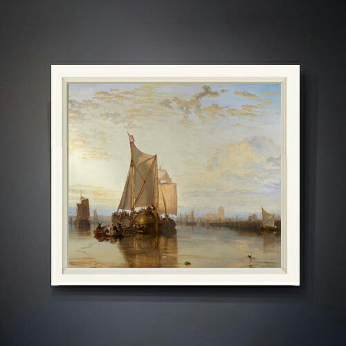 ターナー Dort or Dordrecht F10  絵画 販売 10号 油彩 風景画 560×485mm 複製画 送料無料 プレゼント ギフト 開店祝い 開業祝い 退職祝い 新築祝い リビング 玄関 モダン アートフレーム 壁掛け