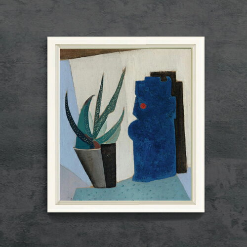 【油絵 直筆仕上げ】サラガ サボテンのある静物画 F10 【シンプルフレーム】 絵画 販売 10号 油彩 抽象..