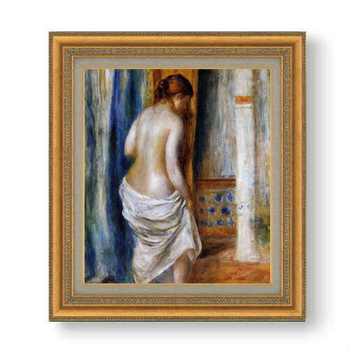 絵自体（キャンバス）の大きさ　530×455mm 【お届け日数】 ご注文日から　8-12日以内　に到着いたします。 ※一部在庫商品は早期出荷可能の場合がございます。 お急ぎに際は別途Eメールにてお問い合わせください。 お問い合わせメールアドレス 　shopmaster@artrest.jp 【留意事項】 ※注文個数によりお届け日が変わることがあります。 ※直筆仕上げ商品のため色彩が若干異なる場合がございますので 予めご了承くださいませ。 絵画 販売 インテリア 油絵 油彩 壁掛け 複製画 風景画 ゴッホ モネ ルノワール その他 静物画 肖像画 アート プレゼント 開業祝い 退職祝い 新築祝い 玄関 リビングアート 風水 縁起 フレーム 贈り物ルノワール バスローブ