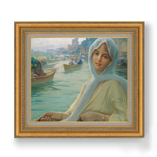 【油絵 直筆仕上げ】ゾナロ Amusement at Goksu F10 【額入り】 絵画 販売 10号 油彩 人物画 677×603mm 複製画 送料無料 プレゼント ギフト 開店祝い 開業祝い 退職祝い 新築祝い リビング 玄関 モダン アートフレーム 壁掛け