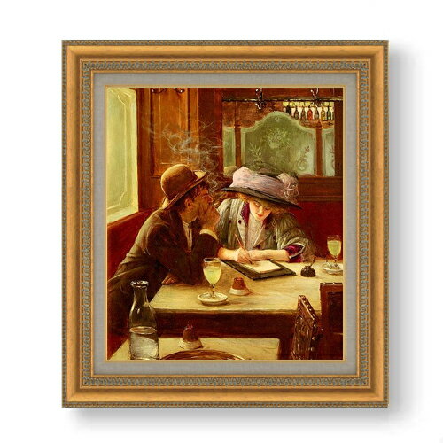 絵自体（キャンバス）の大きさ　530×455mm 【お届け日数】 ご注文日から　8-12日以内　に到着いたします。 ※一部在庫商品は早期出荷可能の場合がございます。 お急ぎに際は別途Eメールにてお問い合わせください。 お問い合わせメールアドレス 　shopmaster@artrest.jp 【留意事項】 ※注文個数によりお届け日が変わることがあります。 ※直筆仕上げ商品のため色彩が若干異なる場合がございますので 予めご了承くださいませ。 絵画 販売 インテリア 油絵 油彩 壁掛け 複製画 風景画 ゴッホ モネ ルノワール その他 静物画 肖像画 アート プレゼント 開業祝い 退職祝い 新築祝い 玄関 リビングアート 風水 縁起 フレーム 贈り物ジャン・ベロー 手紙