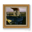 【油絵 直筆仕上げ】ジョージ・ベローズ Bridge, Blackwell’s Island F10 【額入り】 絵画 販売 10号 油彩 風景画 677×603mm 複製画 送料無料 プレゼント ギフト 開店祝い 開業祝い 退職祝い 新築祝い リビング 玄関 モダン アートフレーム 壁掛け
