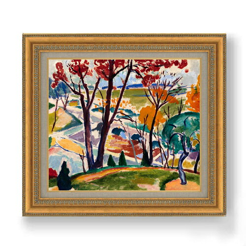 【油絵 直筆仕上げ】セーイェン Landscape, Bridge, Huntingdon Valley F10 【額入り】 絵画 販売 10号..