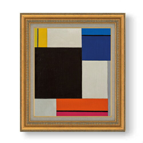 【油絵 直筆仕上げ】ドゥースブルフ 作品11 F10 【額入り】 絵画 販売 10号 油彩 抽象画 677×603mm 複製画 送料無料 プレゼント ギフト 開店祝い 開業祝い 退職祝い 新築祝い リビング 玄関 モダン アートフレーム 壁掛け