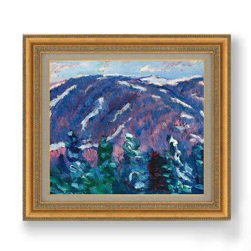 【油絵 直筆仕上げ】ハートリー 冬の歌、第3番 F10 【額入り】 絵画 販売 10号 油彩 抽象画 677×603mm ..