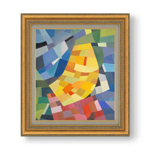 【油絵 直筆仕上げ】フロイントリッヒ コンポジション F10 【額入り】 絵画 販売 10号 油彩 抽象画 677..