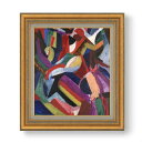 【油絵 直筆仕上げ】ヘンリー・ブルース 作曲3 F10 【額入り】 絵画 販売 10号 油彩 抽象画 677×603mm 複製画 送料無料 プレゼント ギフト 開店祝い 開業祝い 退職祝い 新築祝い リビング 玄関 モダン アートフレーム 壁掛け