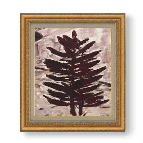 【油絵 直筆仕上げ】ロルフス　ロートブラウネ・タンネ F10 【額入り】 絵画 販売 10号 油彩 抽象画 67..