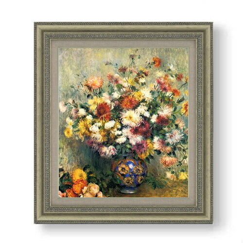 ������ ľɮ�ž夲�ۥ�Υ�� Vase of Chrysanthemums F10 �ڳ������ ���� ���� 10�� ���� ��ʪ�� 677��603mm ʣ���� ...