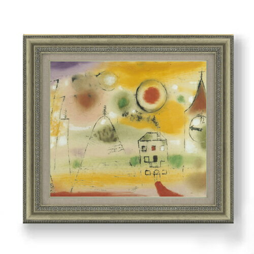 パウル・クレー WinterDay,Shortly before Noon F10  絵画 販売 10号 油彩 抽象画 677×603mm 複製画 送料無料 プレゼント ギフト 開店祝い 開業祝い 退職祝い 新築祝い リビング 玄関 モダン アートフレーム 壁掛け