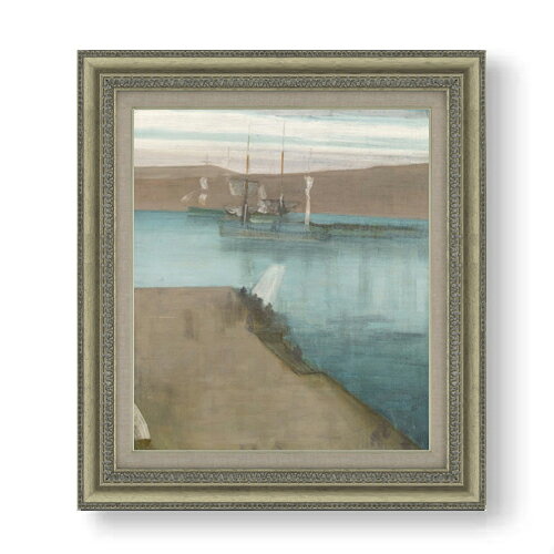 ホイッスラー Valparaiso Harbor  絵画 販売 10号 油彩 抽象画 677×603mm 複製画 送料無料 プレゼント ギフト 開店祝い 開業祝い 退職祝い 新築祝い リビング 玄関 モダン アートフレーム 壁掛け