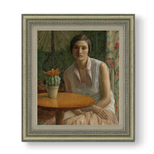 【油絵 直筆仕上げ】フリージキー Portrait of a Woman F10 【額入り】 絵画 販売 10号 油彩 人物画 67..