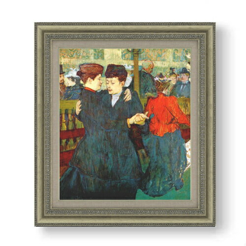 絵自体（キャンバス）の大きさ　530×455mm 表面アクリル透明保護板　額縁吊り紐　付属 ※一部在庫商品は早期出荷可能の場合がございます。 お急ぎに際は別途Eメールにてお問い合わせください。 お問い合わせメールアドレス 　shopmaster@artrest.jp 【留意事項】 ※注文個数によりお届け日が変わることがあります。 ※直筆仕上げ商品のため色彩が若干異なる場合がございますので 予めご了承くださいませ。 絵画 販売 インテリア 油絵 油彩 壁掛け 複製画 風景画 ゴッホ モネ ルノワール その他 静物画 肖像画 アート プレゼント 開業祝い 退職祝い 新築祝い 玄関 リビングアート 風水 縁起 フレーム 贈り物ロートレック ムーラン・ルージュにて、二人の女性