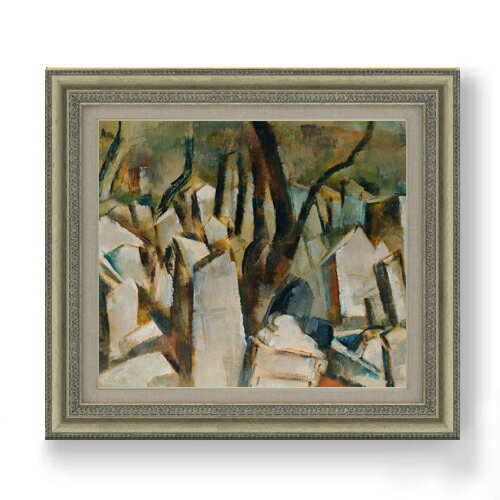 【油絵 直筆仕上げ】ヴァルデック プラハのユダヤ教会 F10 【額入り】 絵画 販売 10号 油彩 風景画 677×603mm 複製画 送料無料 プレゼント ギフト 開店祝い 開業祝い 退職祝い 新築祝い リビング 玄関 モダン アートフレーム 壁掛け