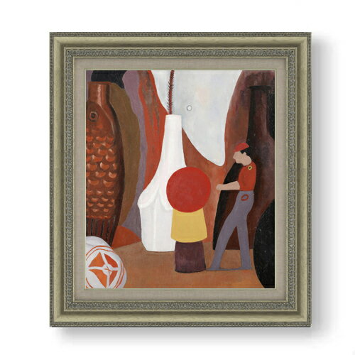 【油絵 直筆仕上げ】トール 機械人間の静物画 F10 【額入り】 絵画 販売 10号 油彩 抽象画 677×603mm 複製画 送料無料 プレゼント ギフト 開店祝い 開業祝い 退職祝い 新築祝い リビング 玄関 モダン アートフレーム 壁掛け