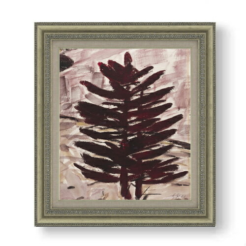 【油絵 直筆仕上げ】ロルフス　ロートブラウネ・タンネ F10 【額入り】 絵画 販売 10号 油彩 抽象画 67..