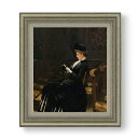 【油絵 直筆仕上げ】ジャン・ベロー 祈る女 F10 【額入り】 絵画 販売 10号 油彩 人物画 677×603mm 複製画 送料無料 プレゼント ギフト 開店祝い 開業祝い 退職祝い 新築祝い リビング 玄関 モダン アートフレーム 壁掛け