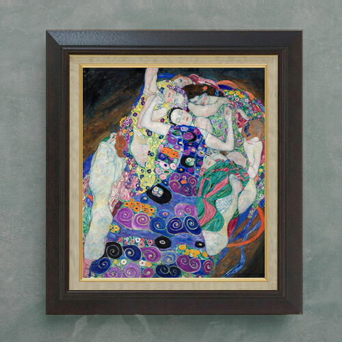 【 油絵 直筆仕上げ 】 クリムト The Virgin F10 【額入り】 絵画 販売 10号 油彩 抽象画 675×601mm 送料無料 複製画 プレゼント ギフト 開店祝い 開業祝い 退職祝い 新築祝い リビング 玄関 モダン アートフレーム 壁掛け ラッピング 贈り物 贈呈